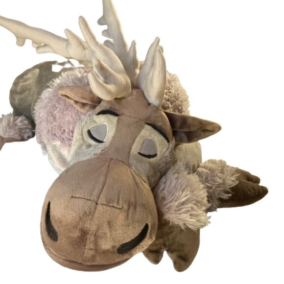 Disney Frozen Sleeping Sven Pillow Soft Plush Reindeer 22” - Picture 3 of 9
